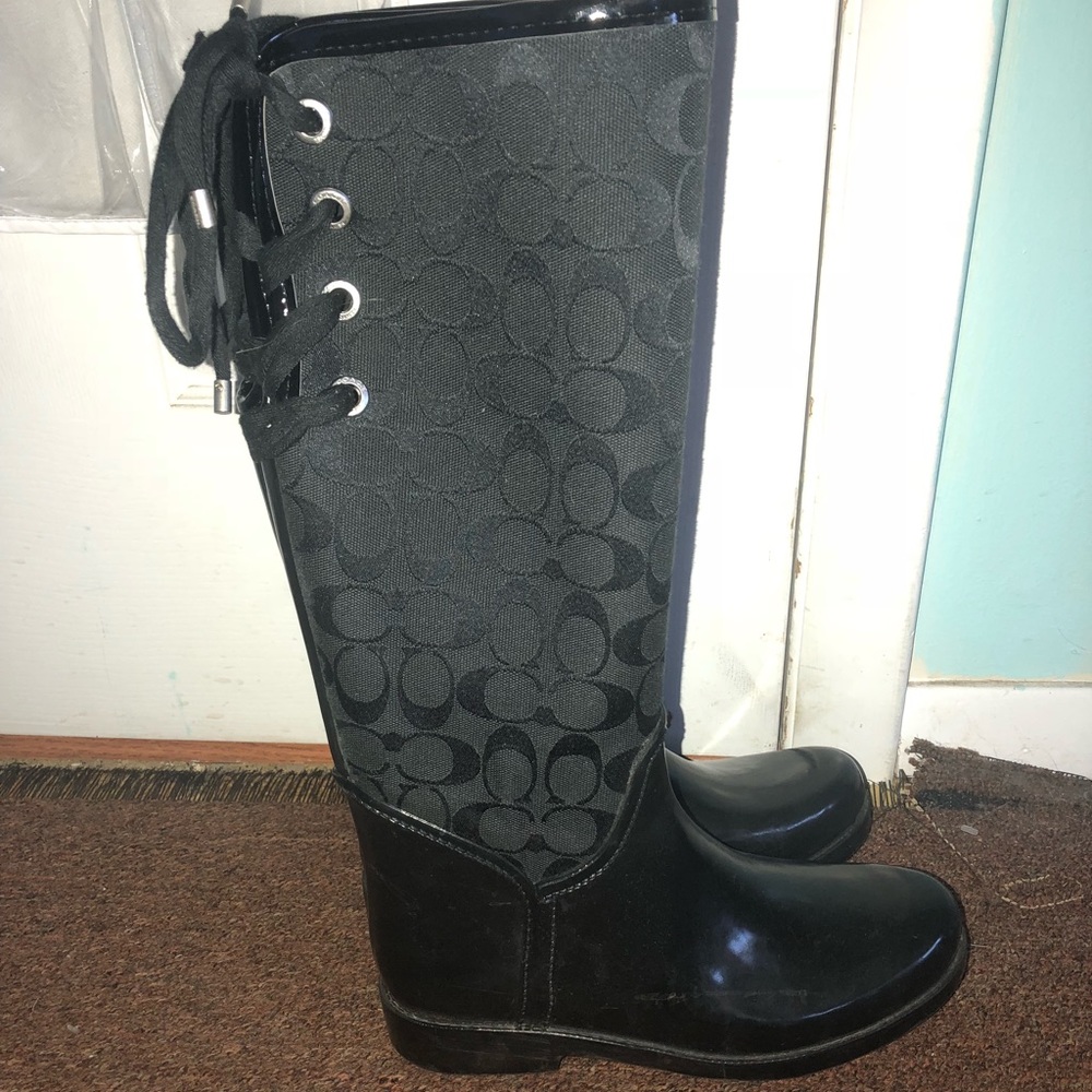 Coach rain boots - Picture 2 of 4